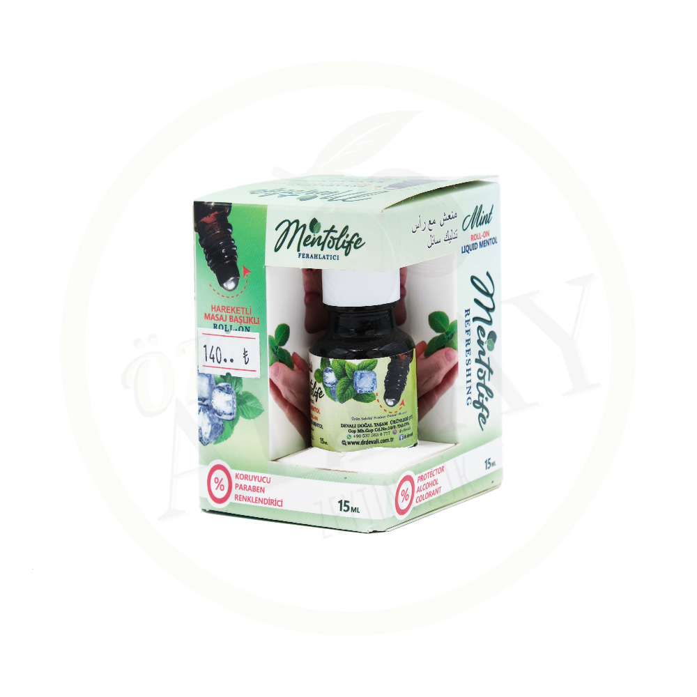 Mentolife Ferahlatıcı Hareketli Masaj Başlıklı Likit Mentol Roll-On 15 ml